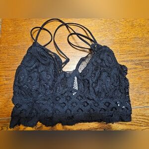 Elegant Black Lace Bralette